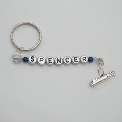 Golf Bag Personalised Keyring