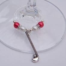 Golf Wine Glass Charms