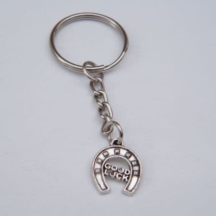 Good Luck Horseshoe Keyring - Charm Style