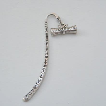 Graduate Scroll Bookmark - Charm Style