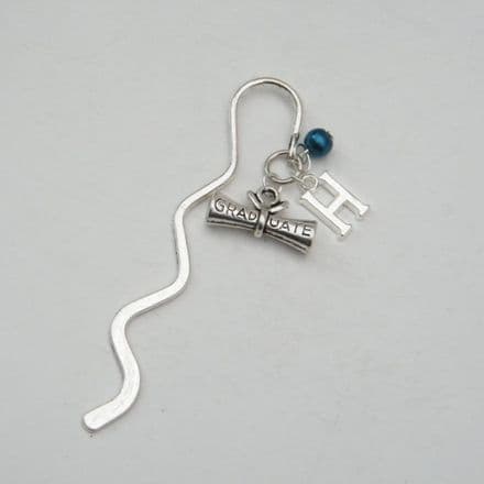 Graduate Scroll Bookmark - Initial Wave Style
