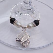 Graduation Wine Glass Charms