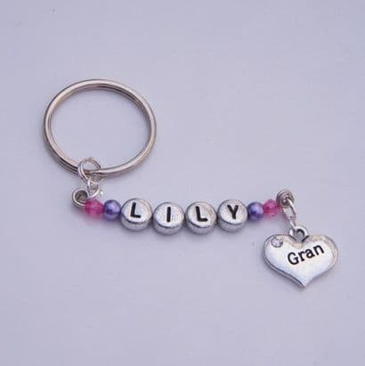 Gran Personalised Keyring