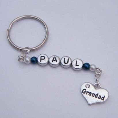 Grandad Personalised Keyring