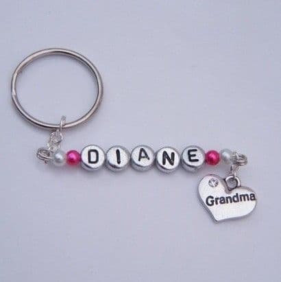 Grandma Personalised Keyring