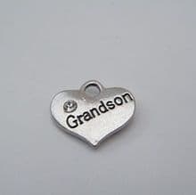 Grandson Wine Glass Charms
