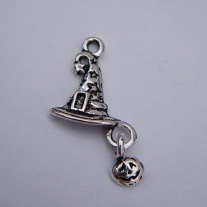 Halloween Hat Personalised Keyring