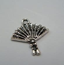 Hand Fan Wine Glass Charms