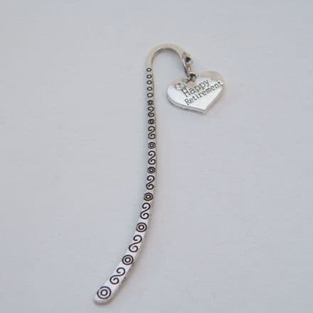 Happy Retirement Bookmark - Charm Style