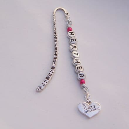 Happy Retirement Personalised Bookmark