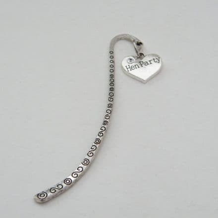 Hen Party Bookmark - Charm Style