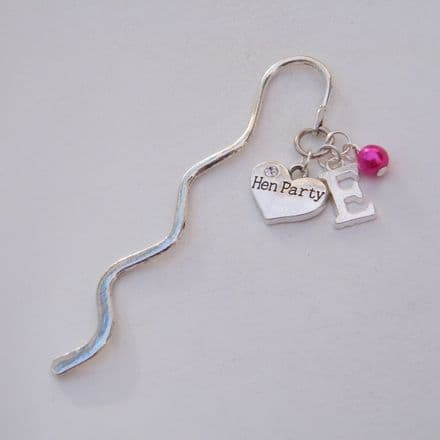 Hen Party Bookmark - Initial Wave Style