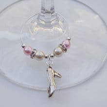 High Heel Shoe Wine Glass Charms