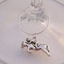 Horse Racing Wine Glass Charms