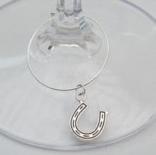 Horseshoe Wine Glass Charms