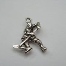 Ice Hockey Wine Glass Charms