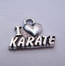 Karate Wine Glass Charms