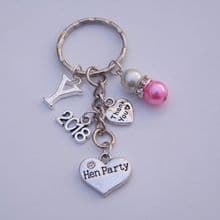 Keyrings - Initial Multi Charm Style