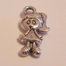 Little Girl Wine Glass Charms