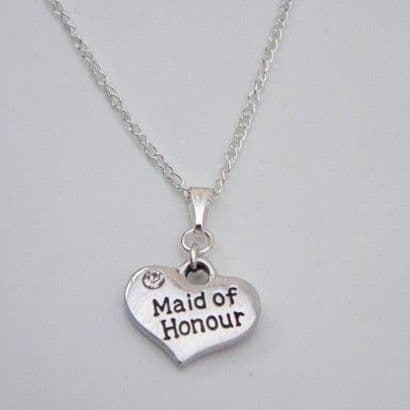 Maid Of Honour Necklace - Charm Style
