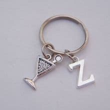 Martini Glass Keyrings