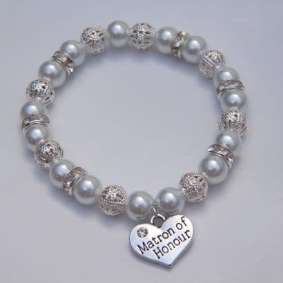 Matron Of Honour Bracelet - Sparkle & Bling Style