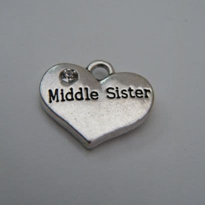 Middle Sister Bracelet - Charm Beaded Style