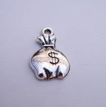 Money Wine Glass Charms