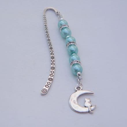 Moon With Cat Bookmark - Elegance Style