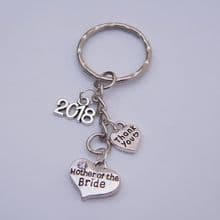 Mother Of The Bride Keyrings