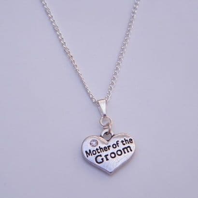 Mother Of The Groom Necklace - Charm Style