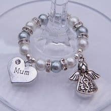 Mum Wine Glass Charms