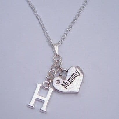 Mummy Necklace - Initial Charm Style