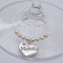 Mummy Wine Glass Charms