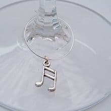 Music Wine Glass Charms