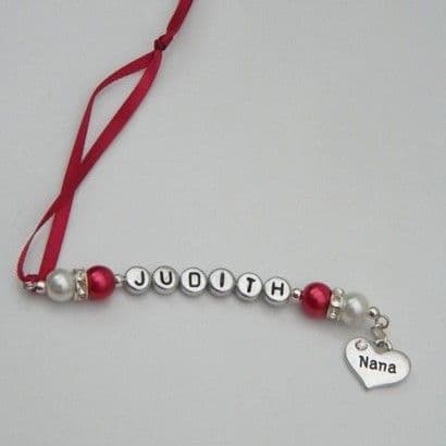 Nana Personalised Christmas Tree Decoration