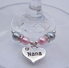 Nana Wine Glass Charms