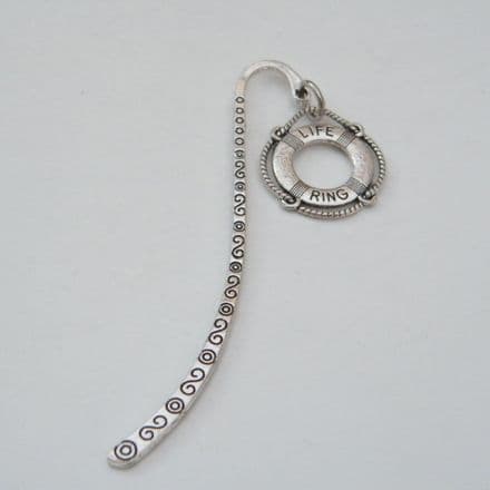 Nautical Life Ring Bookmark - Charm Style