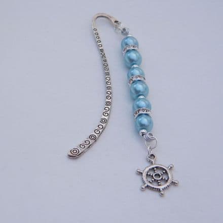 Nautical Wheel Bookmark - Elegance Style