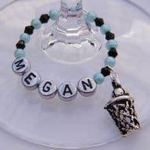 Netball Wine Glass Charms