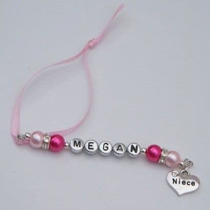 Niece Personalised Christmas Tree Decoration