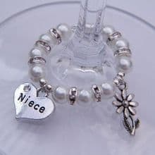 Niece Wine Glass Charms