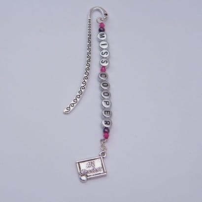 Number 1 Teacher Personalised Bookmark
