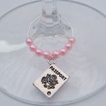 Passport Wine Glass Charms