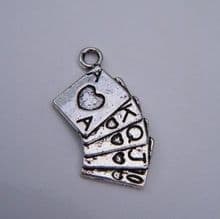 Playing Cards Wine Glass Charms