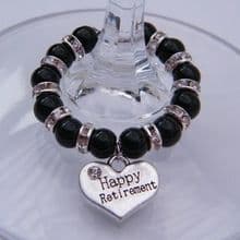 Retirement Wine Glass Charms