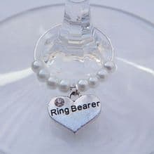Ring Bearer Wine Glass Charms
