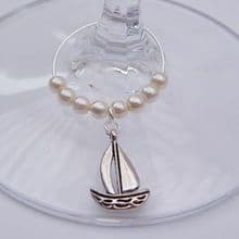 Sailing Boat Wine Glass Charms