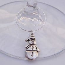 Snowman Wine Glass Charms