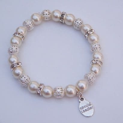 Special Teacher Bracelet - Sparkle & Bling Style